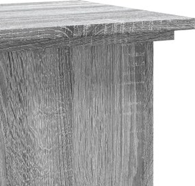 vidaXL Βάσεις Φυτών Γκρι Sonoma 33x33x80 εκ. Επεξεργασμένο Ξύλο