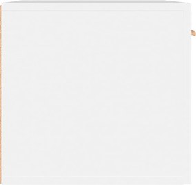 vidaXL Ντουλάπι Τοίχου Λευκό 60 x 36,5 x 35 εκ. από Επεξεργασμένο Ξύλο