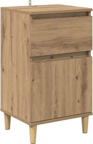 vidaXL Κομοδίνο Artisan Oak 40 x 35 x 70 εκ. Επεξεργασμένο ξύλο