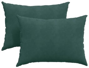 vidaXL Μαξιλάρι Καναπέ 2 pcs Σκούρο Πράσινο 70 x 50 cm