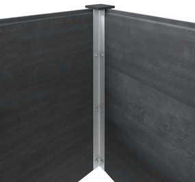 vidaXL Ζαρντινιέρα Υπερυψωμένη Γκρι 300 x 50 x 54 εκ. από WPC