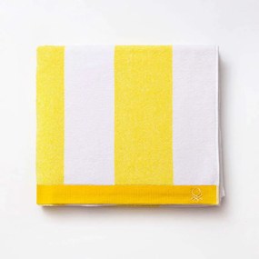 Πετσέτα Θαλάσσης Po 20.21.0582 90Xx160cm Yellow Benetton Θαλάσσης 100% Βαμβάκι