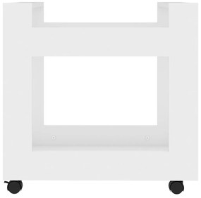 vidaXL Τρόλεϊ Γραφείου Λευκό 60x45x60 εκ. από Επεξεργασμένο Ξύλο