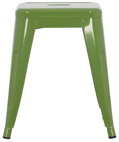 ΣΚΑΜΠΟ ΜΕΤΑΛΛΙΚΟ MELITA  ΣΕ LIGHT OLIVE GREEN ΧΡΩΜΑ 39x39x46Υεκ.