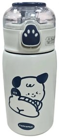Παιδικό Θερμός 400ml με Ζωάκια &amp; Καπάκι Πατουσάκι – Kids Thermal Bottle