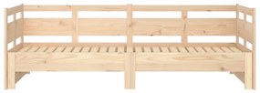 vidaXL Καναπές Κρεβάτι Συρόμενος 2x(90x200) εκ. από Μασίφ Ξύλο Πεύκου