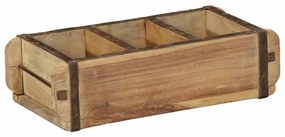 vidaXL Δίσκος με αποθήκευση Καφέ 30 x 14 x 9 εκ