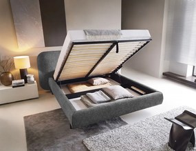 Επενδυμένο κρεβάτι Prius-180 x 200-Gkri Skouro