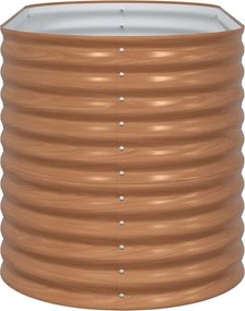 vidaXL Ανεβασμένο Κρεβάτι Καφέ 160 x 80 x 81 cm Ατσάλι