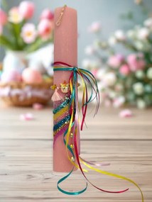 Μονόκερος Unicorn με βραχιόλι Αρωματική λαμπάδα - Σετ Λαμπάδα και Αυγό