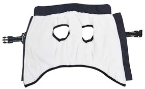 vidaXL Μπουφάν Σκύλου με ιμάντα Σκούρο μπλε 2XL Φλις και Πολυεστέρας