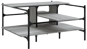 vidaXL Τραπεζάκι Σαλονιού Γκρι Sonoma 100x100x48,5 εκ. Επεξεργ. Ξύλο