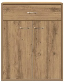 vidaXL Sideboard Artisan Oak 60x30x75 cm Κατασκευασμένο ξύλο