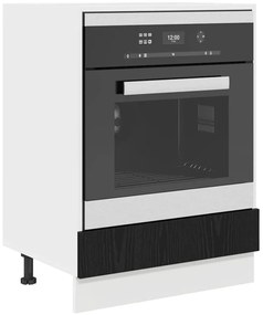 vidaXL Κρεμαστό ντουλάπι Riga Μαύρη Οξυά 60 x 46 x 81,5 εκ