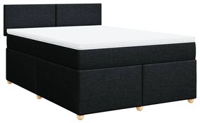 ΚΡΕΒΑΤΙ BOXSPRING ΜΕ ΣΤΡΩΜΑ ΜΑΥΡΟ 140X190 ΕΚ. ΥΦΑΣΜΑΤΙΝΟ 3288970