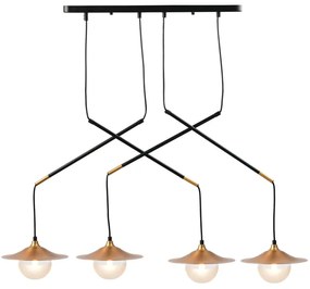 Φωτιστικό Οροφής Πολύφωτο Aca Layla HL4314P96BB Brass