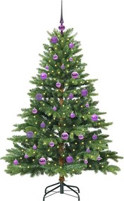 vidaXL Τεχνητό Χριστουγεννιάτικο Δέντρο Πράσινο 150 cm ΠΕ και PVC