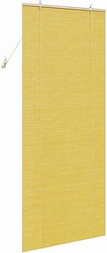 vidaXL Ρόλερ (στόρι) Κίτρινο 80 x 220 cm Μπαμπού