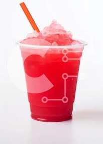 Intra Συλλεκτικό Ξύλινο Παζλ Plywood  4mm - Δροσιστικό Red Slushy Drink Σε Ξύλινο Κουτί - Διαστάσεις: 10x10 cm – 25 κομμάτια
