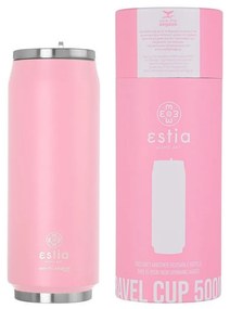 ESTIA ΘΕΡΜΟΣ TRAVEL CUP SAVE THE AEGEAN 500ml BLOSSOM ROSE