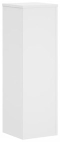 vidaXL Βάσεις Φυτών 2 τεμ. Λευκές 25x25x80 εκ. από Επεξεργασμένο Ξύλο