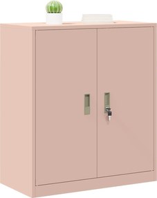 vidaXL Ντουλάπι αποθήκευσης Ροζ 80 x 40 x 90 εκ Ατσάλι