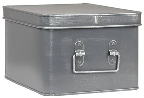 LABEL51 Κουτί Αποθήκευσης Media Χρώμα Αντικέ Γκρι 27 x 21 x 16 εκ. L