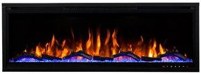 Ηλεκτρικό Τζάκι Επίτοιχο και Ένθετο L.E.D 1600W LUXURIUS-S700 Hitense LUXURIUS-S700 Μαύρο
