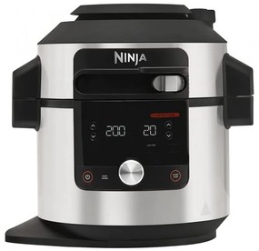 Πολυμάγειρας Ninja 12 σε 1 OL650EU, 1460W, 7,5 l, SmartLid, Αντικολλητική επίστρωση, Πολυλειτουργικό, Inox/Μαύρο