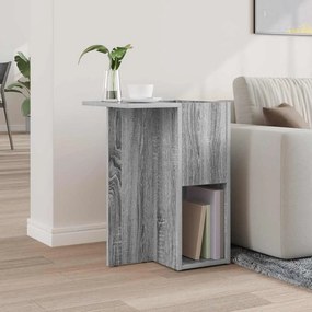 vidaXL End Table Γκρίζο Σονομα 35 x 40 x 55 εκ. Επεξεργασμένο Ξύλο