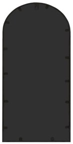 vidaXL Καθρέφτης για Εσ. Χώρους Μαύρος 70 x 30 εκ. από Σίδερο
