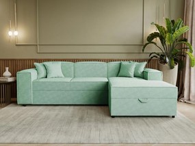 Γωνιακός καναπές Santos-Menta-Δεξιά