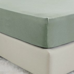 Σεντόνι Ημίδιπλο Με Λάστιχο (120x200+40) Nima Tender Πράσινο