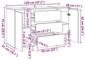 ΣΚΕΥΟΘΗΚΗ ΔΡΥΣ ΤΕΧΝΙΤΗΣ 120X41X75 CM ΚΑΤΑΣΚΕΥΑΣΜΕΝΟ ΞΥΛΟ 856795