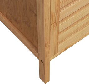 vidaXL Ντουλάπι Μπάνιου με Ράφι 36 x 33 x 87 εκ. από Μπαμπού