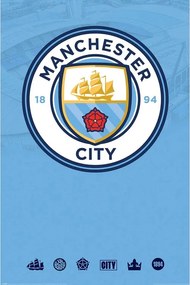 Αφίσα Manchester City - Club Crest