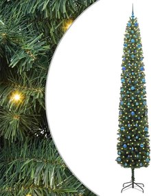 vidaXL Τεχνητό Χριστουγεννιάτικο Δέντρο με 300 LED Πράσινο 300 cm