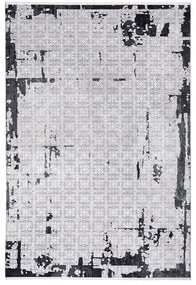 Χαλί Διαδρόμου (80x150) Βιοκαρπέτ Chagall 7564A Anthracite/White