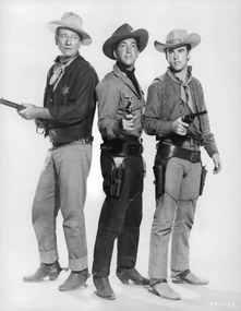 Φωτογραφία John Wayne And Dean Martin In 'Rio Bravo', Archive Photos