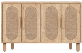 Μπουφές Vera 327ODS1328 120x30x73cm Oak Μοριοσανίδα, Μελαμίνη