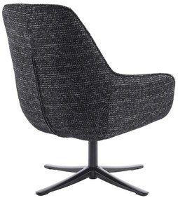 TIFFANY ΠΟΛΥΘΡΟΝΑ ΠΕΡΙΣΤΡΕΦΟΜΕΝΗ ΜΑΥΡΟ ΜΕ PATTERN 80x75x90 - 01-3532