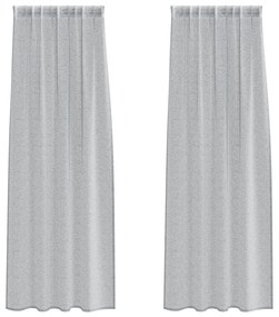 vidaXL Κουρτίνες 2 pcs Σκούρο γκρι 140 x 225 cm Πολυεστέρας
