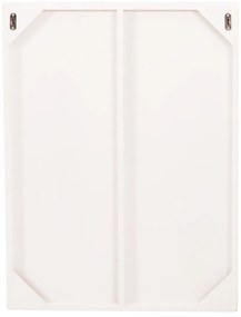 ΠΙΝΑΚΑΣ ΟΡΘΟΓΩΝΙΟΣ ΣΕΙΡΑ SANTORINI HM4510 MDF ΣΕ ΥΠΟΛΕΥΚΟ ΧΡΩΜΑ 60x4(πάχος)x80Υεκ.