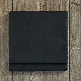 Σεντόνι Superior Satin Black Nima Μονό 160x260cm 100% Cotton Satin