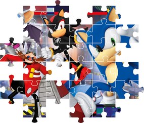 Clementoni Παιδικό Παζλ Supercolor Sonic 180 τμχ
