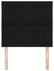 vidaXL Υφασμάτινο Κεφαλάρι Geometric με κεφαλάρι Μαύρο 100 cm ύφασμα