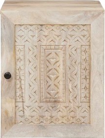 vidaXL Ντουλάπι Μπάνιου Λευκό 38 x 33 x 48 εκ Επεξεργασμένο ξύλο