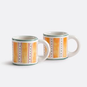 Σετ 2 κεραμικών κούπες με σχέδια, Baldia