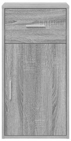 vidaXL Πλαϊνό γραφείο Γκρι sonoma 38 x 34,5 x 75 εκ Επεξεργασμένο ξύλο