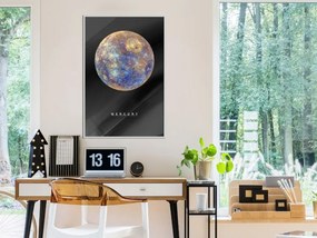 Αφίσα - The Solar System: Mercury - 40x60 - Χρυσό - Χωρίς πασπαρτού